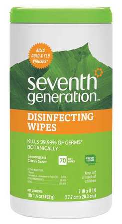 Disinfecting Wipes,7" X 8",pk6 (1 Units