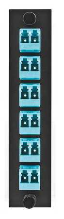 Fiber Adapter Panel,12fiber,blue,duplex