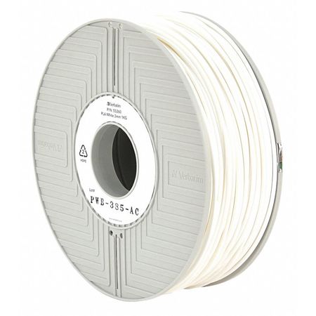 Pla Filament,white,3mm,1kg Reel (1 Units