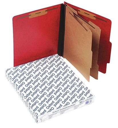 Letter File Folders,scarlet,pk10 (1 Unit