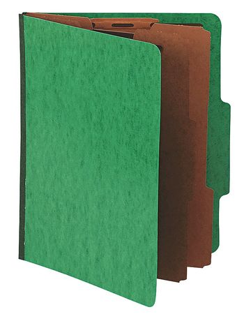 Letter File Folders,green,pk10 (1 Units