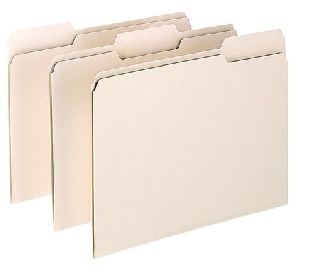 Letter File Folders,manila,pk100 (1 Unit