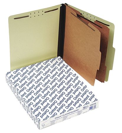 Letter File Folders,light Green,pk10 (1