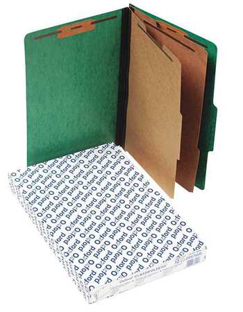 Legal File Folders,green,pk10 (1 Units I