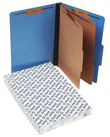 Legal File Folders,light Blue,pk10 (1 Un