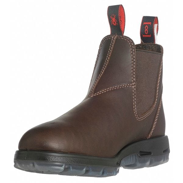 Work Boots,steel,6-1/2,dark Brown,pr (1