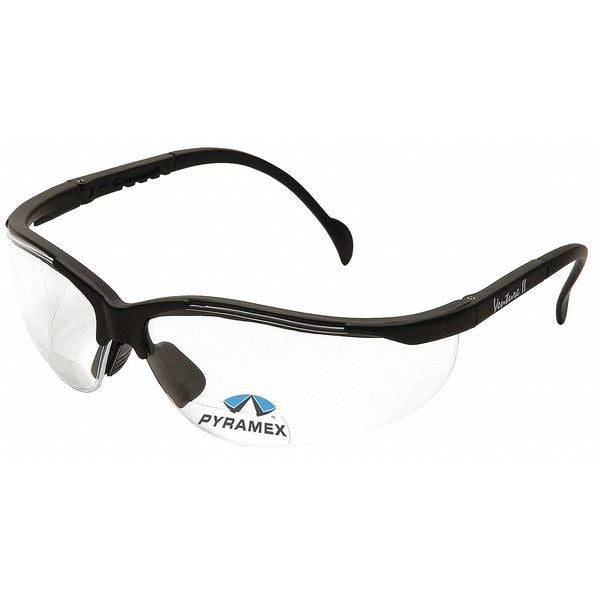 Bifocal Safety Read Glasses,+1.00,clear