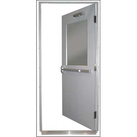 Steel Door,push Bar,rhr,36 X 80 In. (1 U