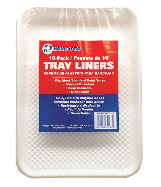 Paint Tray Liner,1 Qt,plastic,pk10 (1 Un