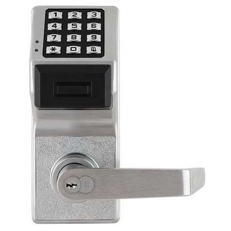 Electronic Lock,brushed Chrome,12 Button