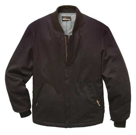 Flame-resistant Jacket,black,2xl,zipper