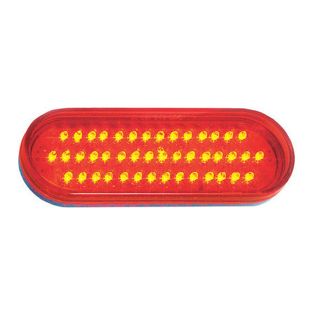S/t/t Led Oval Max Count Lamp,red,6"x2"