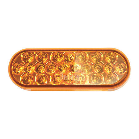 S/t/t Led Oval,max Count Lamp,ambr,6"x2"
