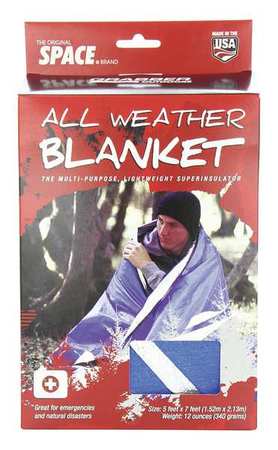 All Weather Blanket,blue,60"w (1 Units I