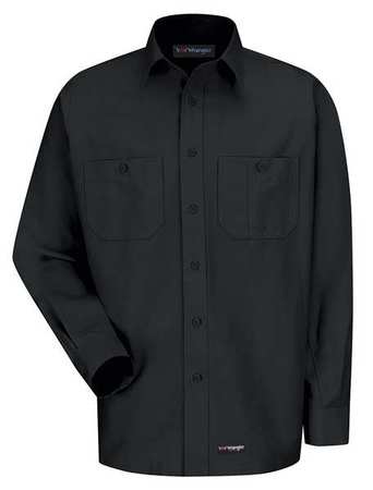 Long Sleeve Shirt,black,polyester/cotton