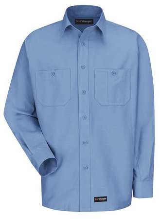 Long Sleeve Shirt,light Blue,poly/cotton