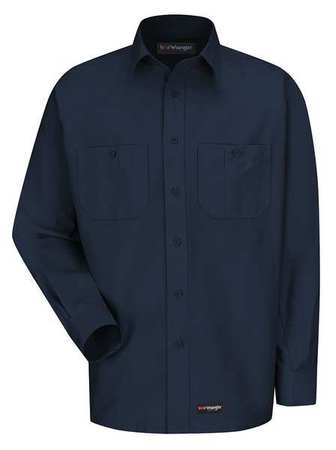 Long Sleeve Shirt,navy,polyester/cotton