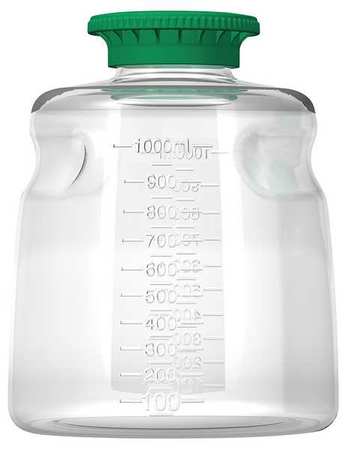 Media Bottle,1000ml,plastic,narrow,pk24