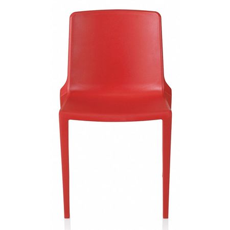 Stack Chair,poly,uv Resistant,poppy Red