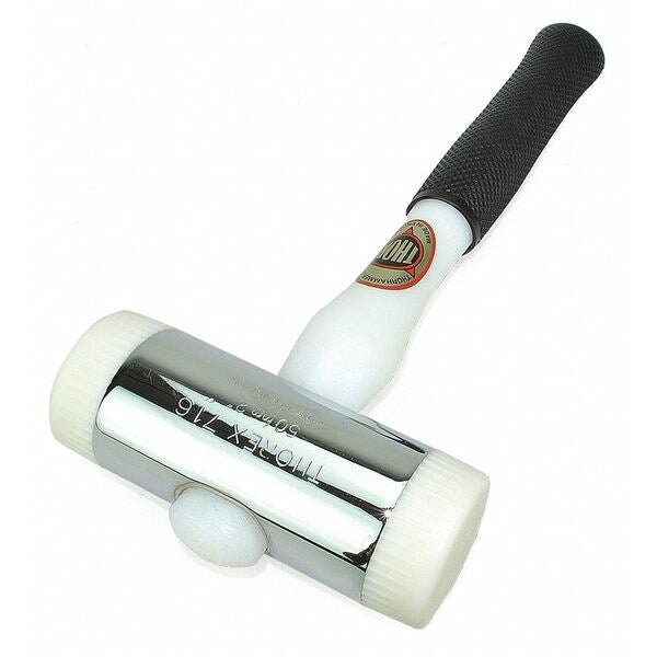 2.7lb soft faced hammer with a plastic handle