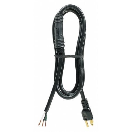 Pwr Supply Repl. Cord,sjt,14/3,8 Ft.,blk