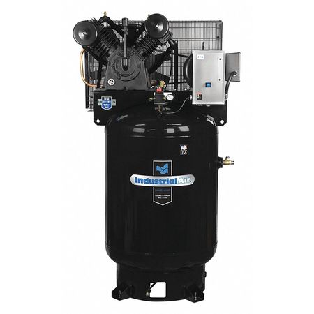 Air Compressor,sngle Phse,120 Gal.,10 Hp