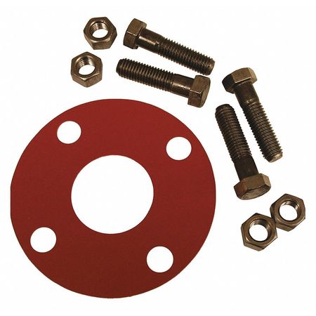 Red Rubber Full Face Kit,4" (1 Units In