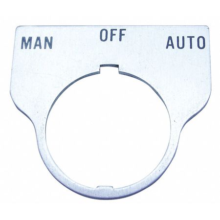 Standard Legend Plate,manual/off/auto (1