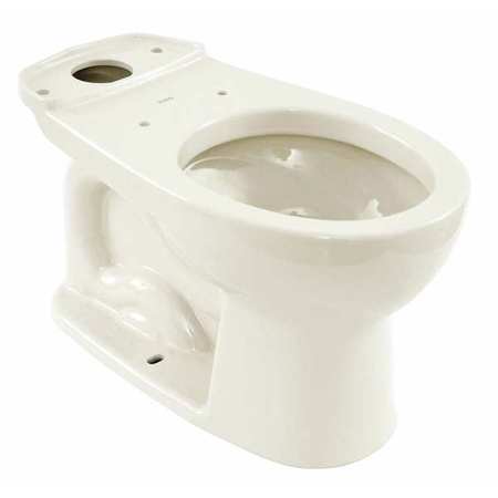 Toilet Bowl,for Tank,floor,round,white (