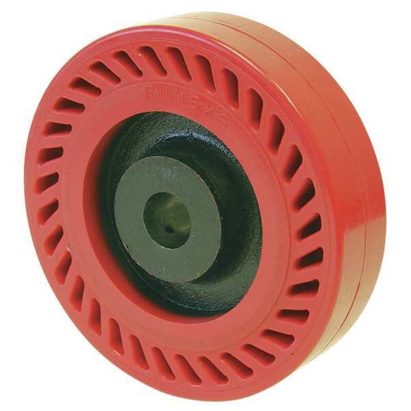 Caster Wheel, Polyurethane, 10 in, 2000 lb.