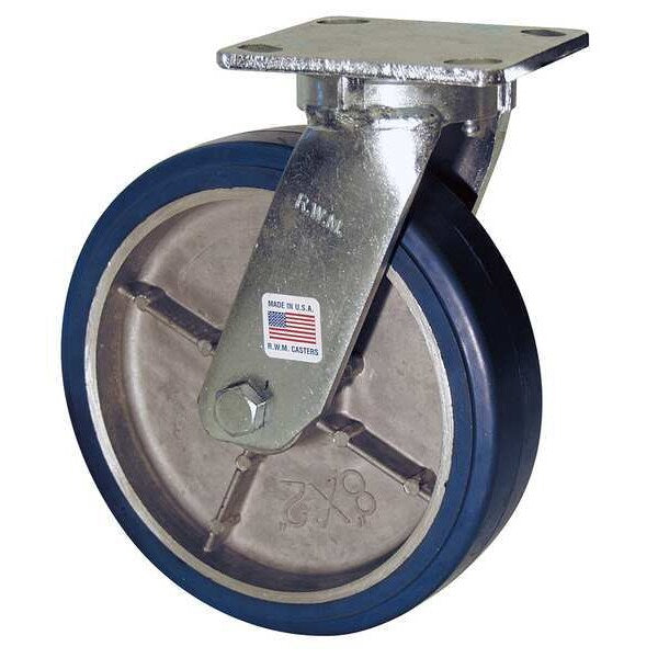 Kingpinless Swivel Plate Caster, 1050 lb.