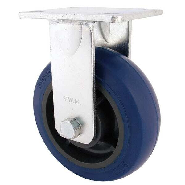 Rigid Plate Caster, Polyurethane, 1230 lb.