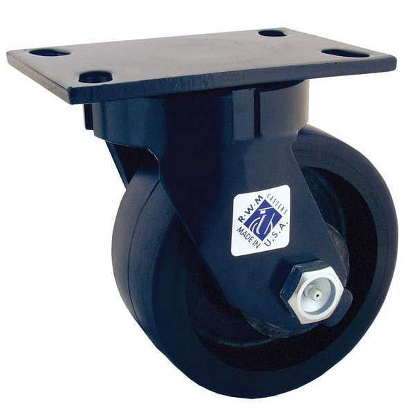 Kingpinless Swivel Plate Caster, 1600 lb.