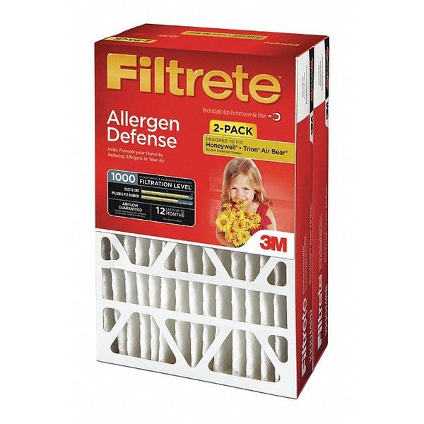 Allergen Defense Pleated Air Filter, 2 PK