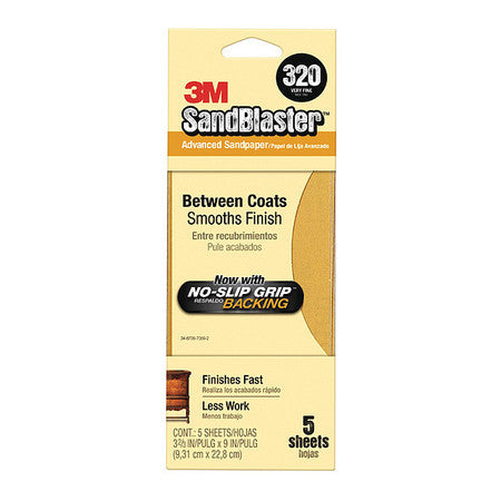 Sandblaster Sandpaper No-slip Grip,pk20