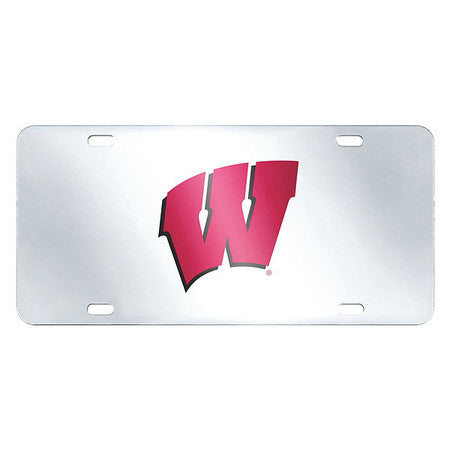 Wisconsin License Plate Inlaid,6"x12" (1