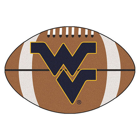West Virginia Football Rug,20.5"x32.5" (