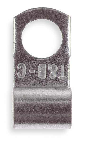 12-10 AWG Non-Insulated Ring Terminal #10 Stud PK50
