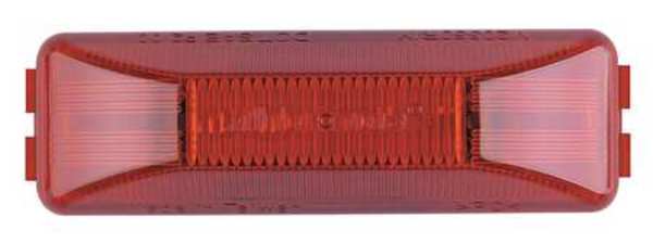 Clearance Light, LED, Red, Rect, 3-3/16 L