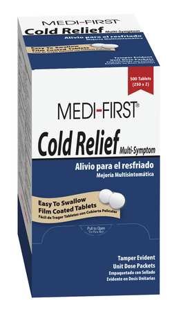 Cold And Flu,tablet,pk250 (1 Units In Pk