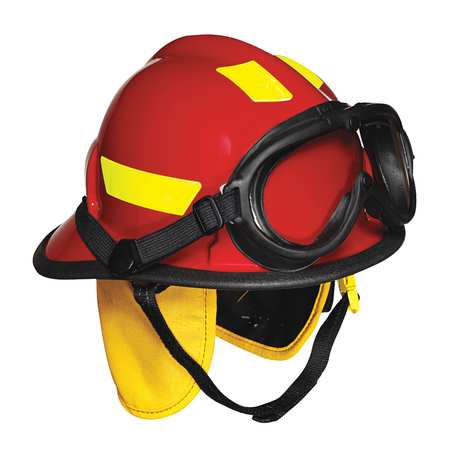 Fire Helmet,red,modern (1 Units In Ea)