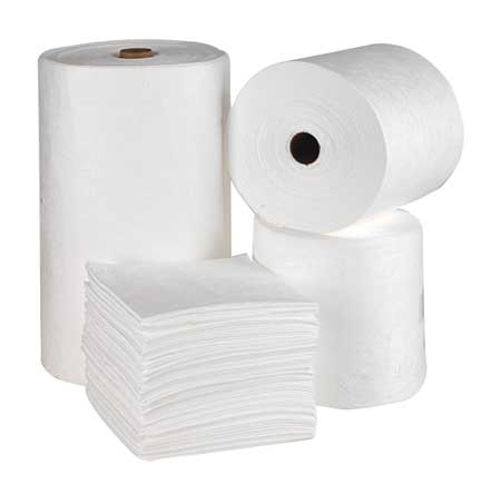 Absorbent Roll,oil-based Liquids,white (