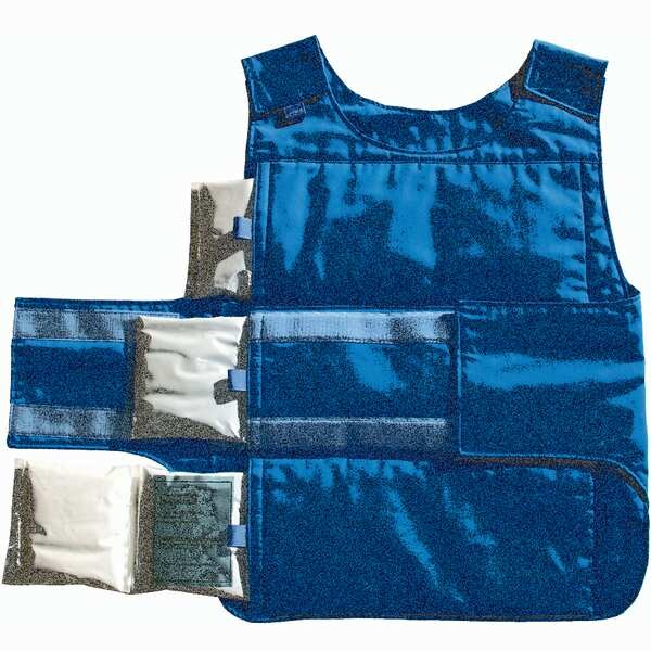 Cooling Vest,blue,1 To 3 Hr.,universal (