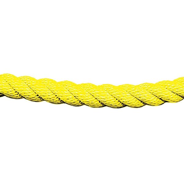Barrier Rope,1-1/2 In X 6 Ft,yellow (1 U