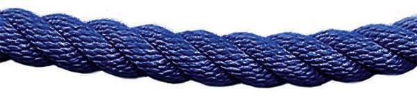 Barrier Rope,1-1/2 In X 6 Ft,blue (1 Uni