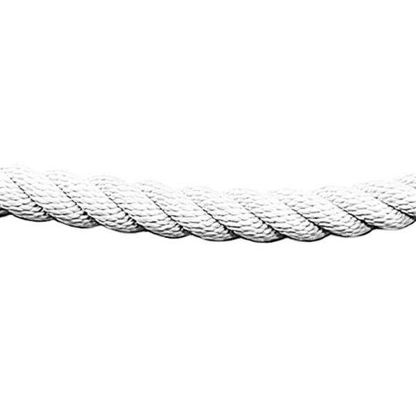 Barrier Rope,1-1/2 In X 6 Ft,white (1 Un