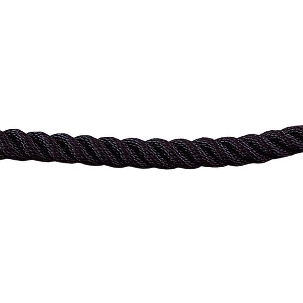 Barrier Rope,1-1/2 In X 6 Ft,black (1 Un