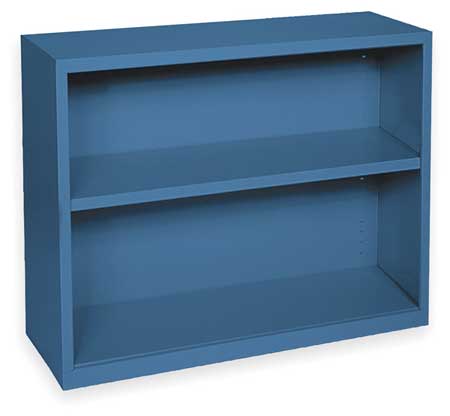 Bookcase,steel,2 Shelf,blue (1 Units In