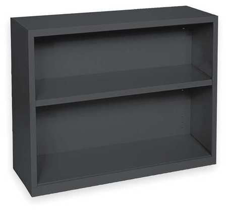 Bookcase,heavy Duty Steel,2 Shelf,black