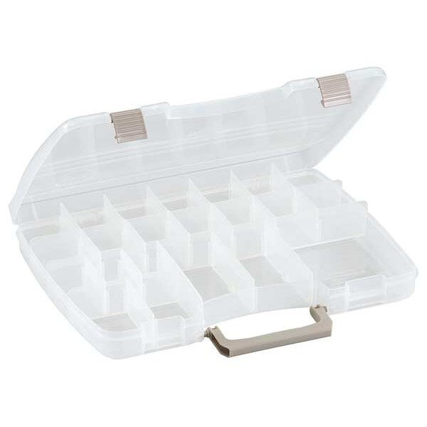 Compartment Box,5 To 22 Compartmnt,clear